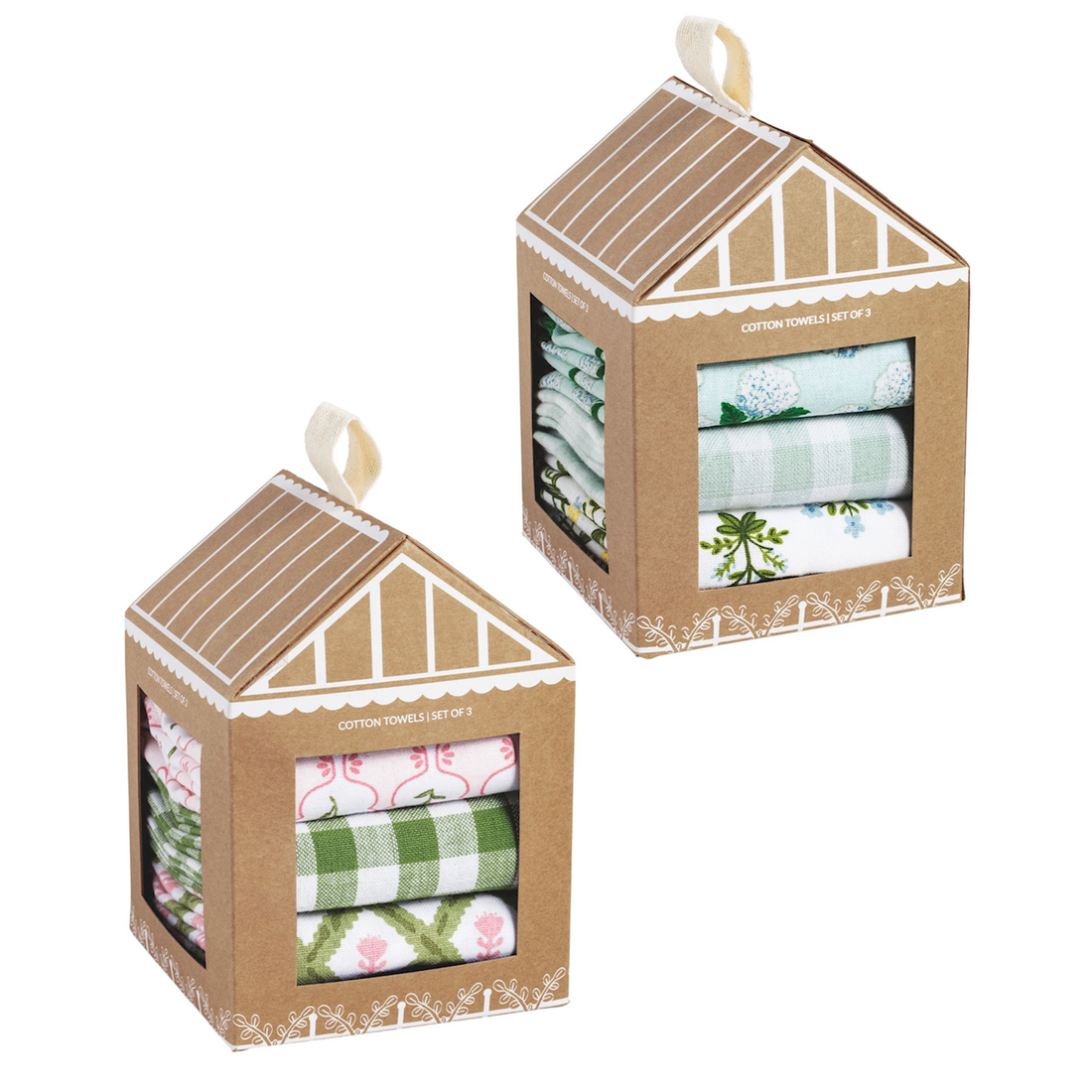 Pink Greenhouse Towel Set