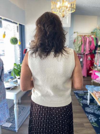 Windsor Tie Sweater Tank Entro