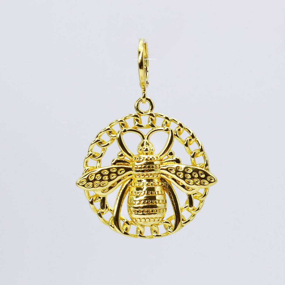 Queen bee gold charm 