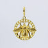 Queen bee gold charm 
