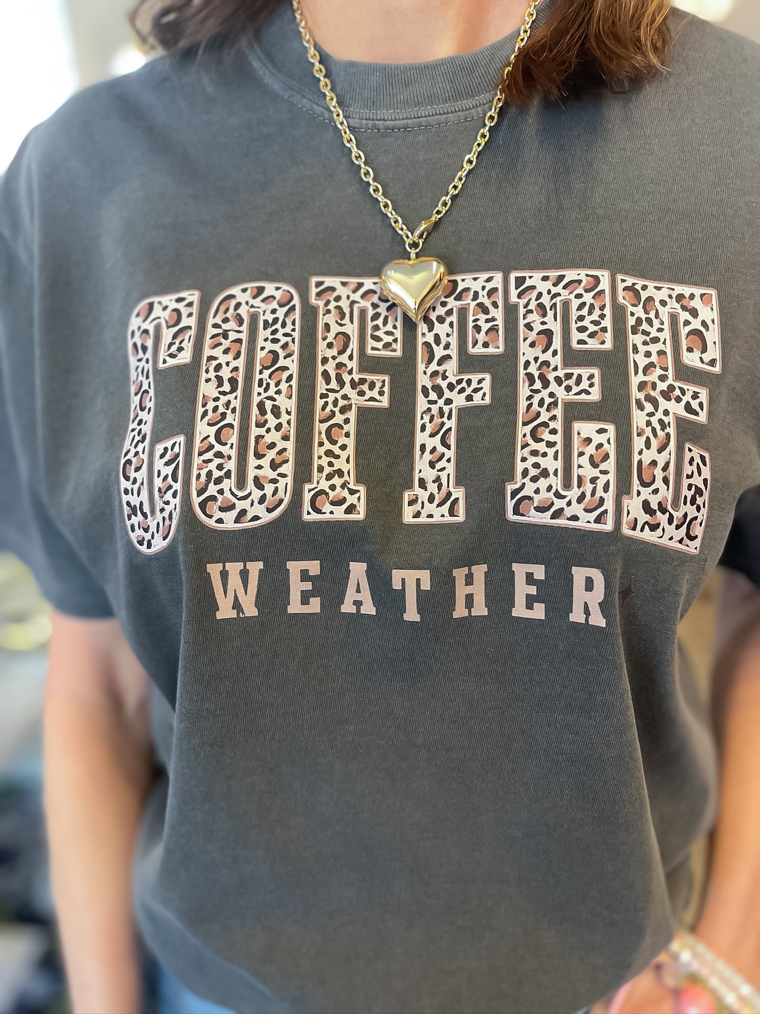 Coffee Weather Comfort Tee Threads of Grace