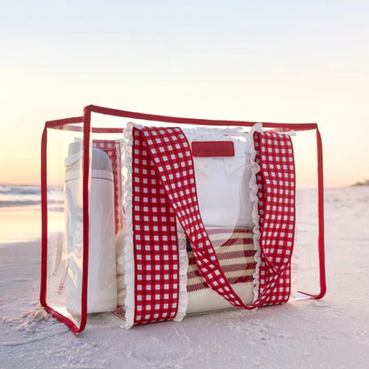 The Casemate Cherry Gingham Jelly Tote Case Mate