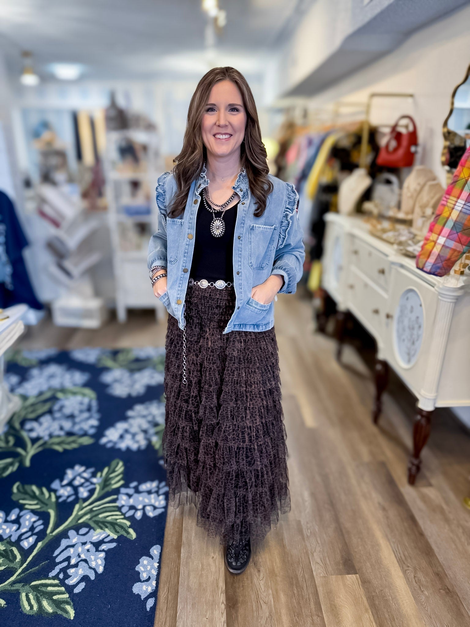 Untamed Beauty Skirt Blue B