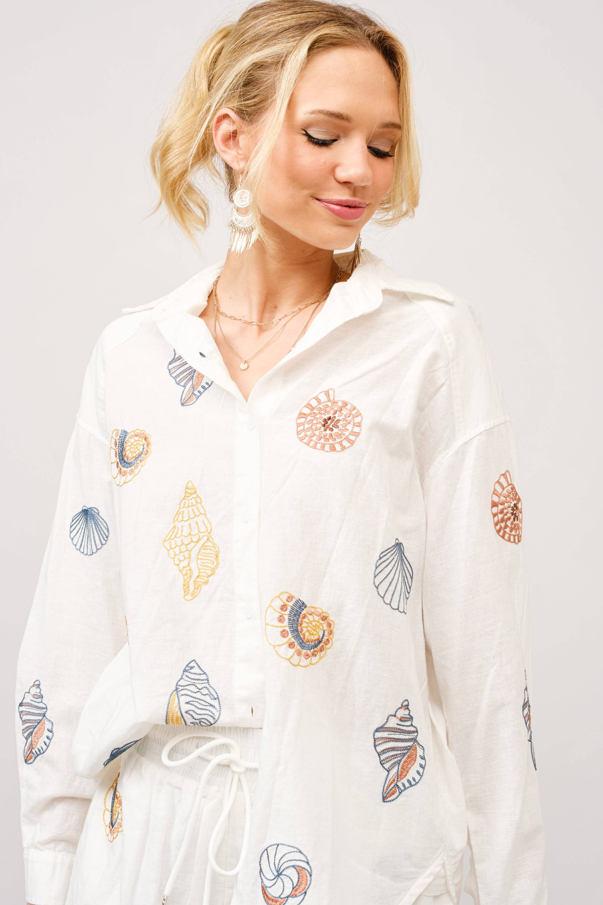 The Seashell Cove Top Blue B