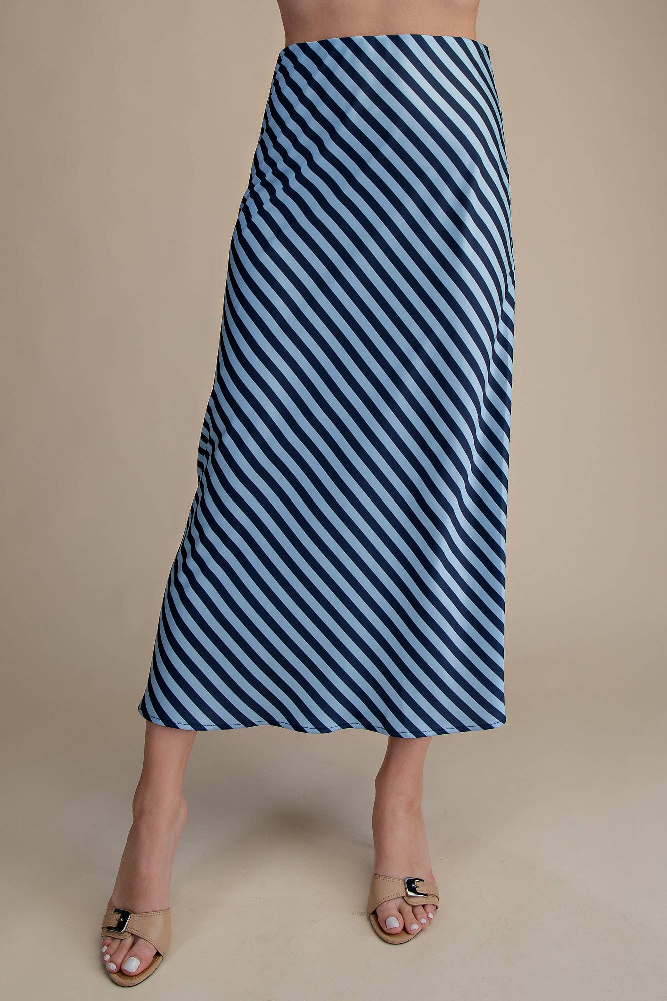 The Harbor Stripe Skirt Glam