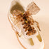 Sheer cheetah shoelaces 
