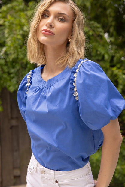 Porter Poplin Top