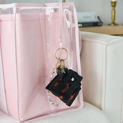 Case-Mate Jelly Tote Keychain – Tortoise Shell Bow Case Mate