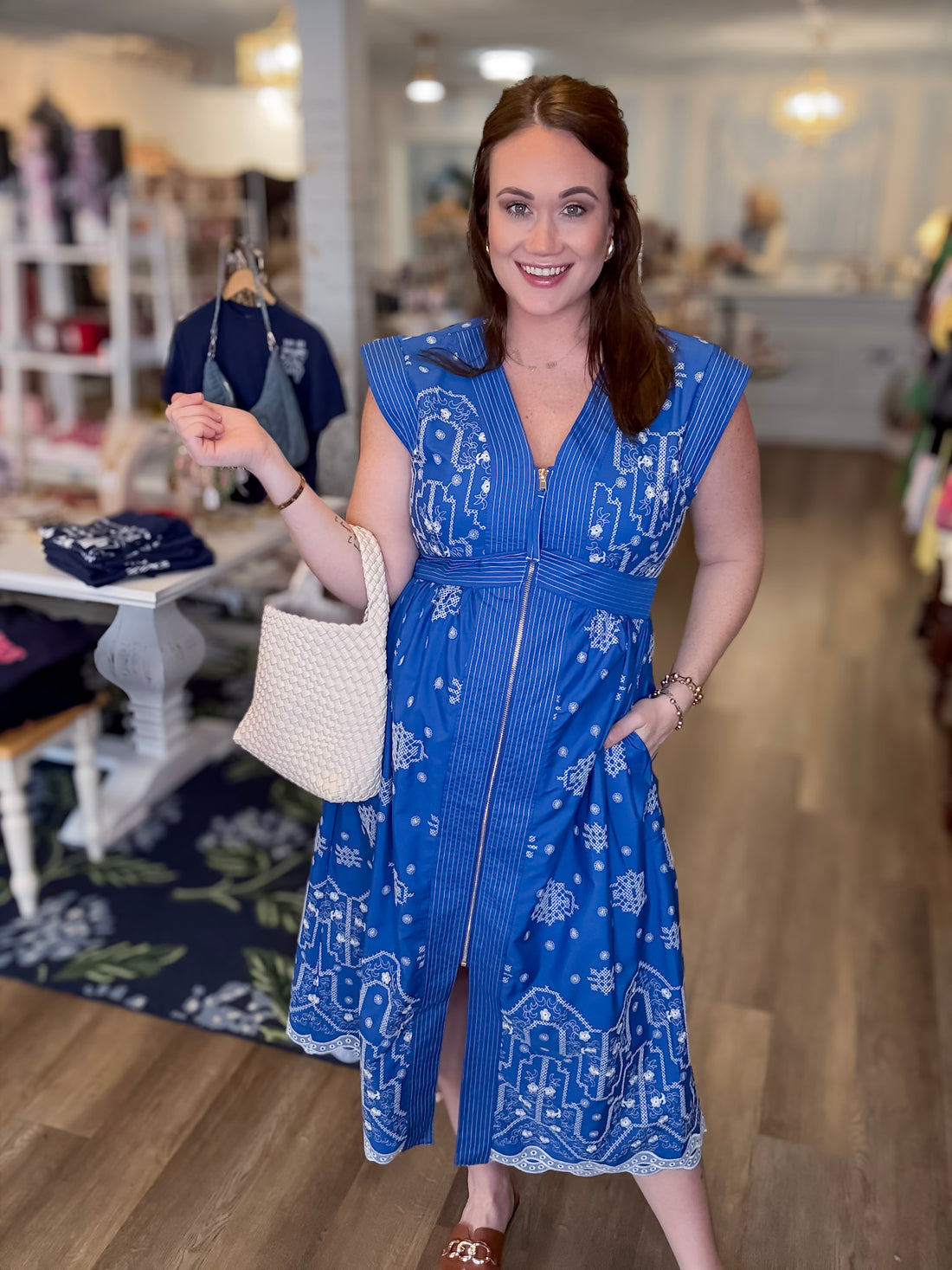 Mariner Stitch Embroidered Dress