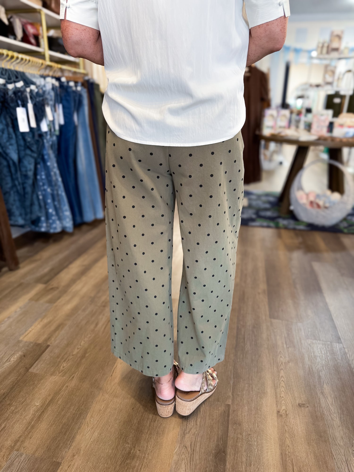 Spotted Comfort Pants Jodifl
