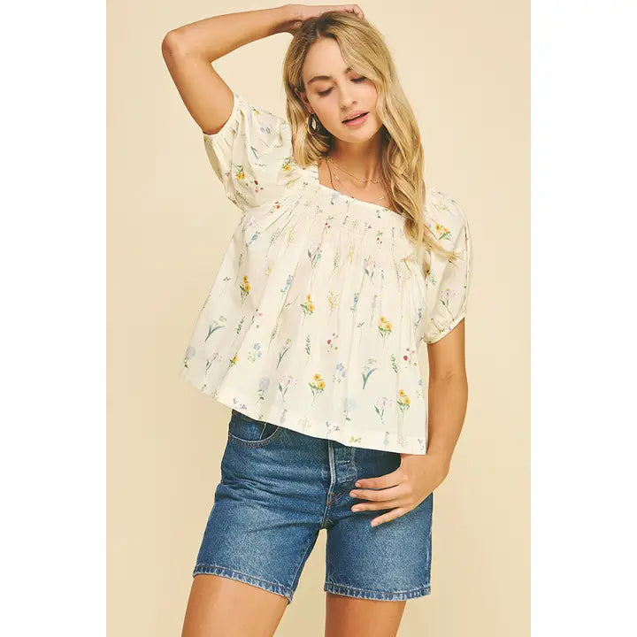 Rosalie Smocked Top