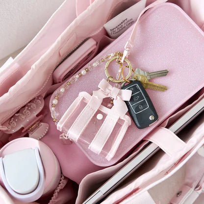 The Casemate Mini Bow Jelly Tote Charm Case Mate