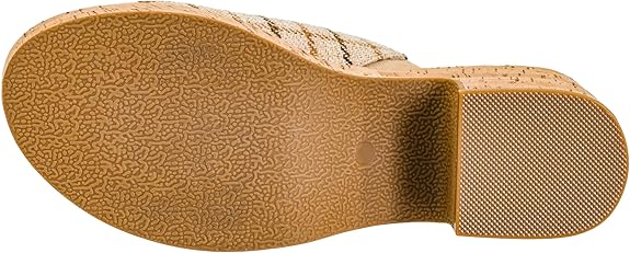 Totally Buggin Camel Plaid Wedges Corkys