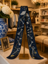 Midnight Keykeeper Twilly Scarf SW Trading