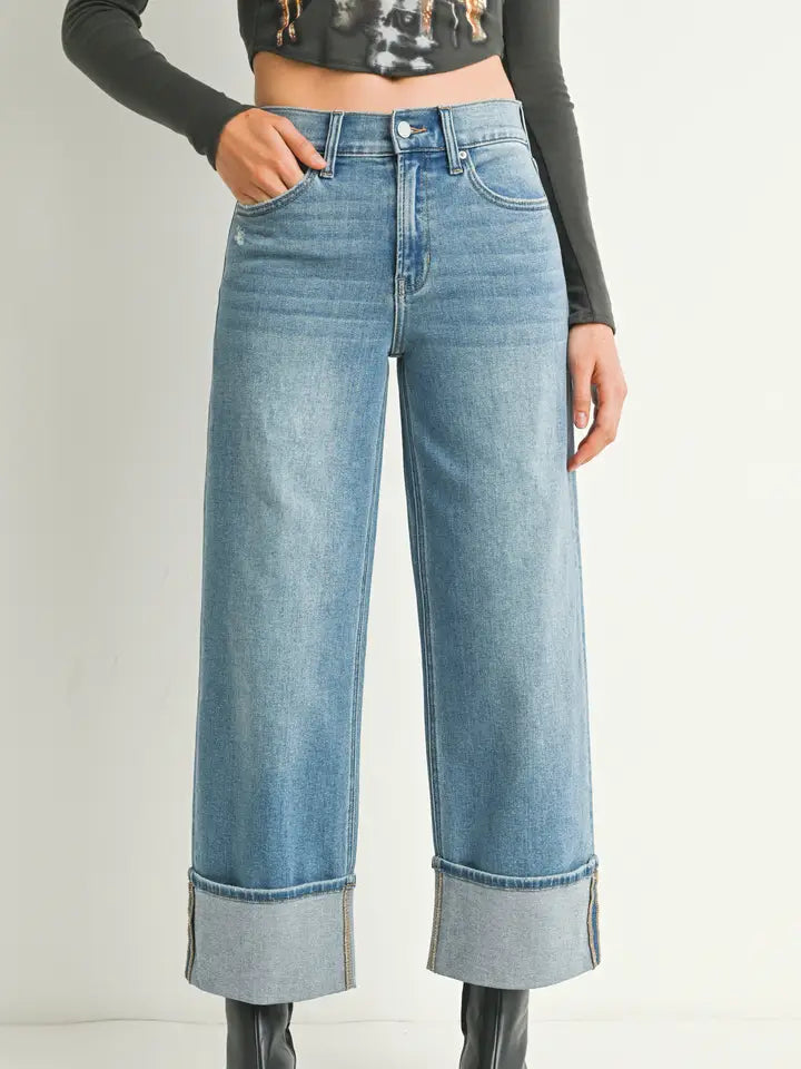 Chic Cuff Jeans