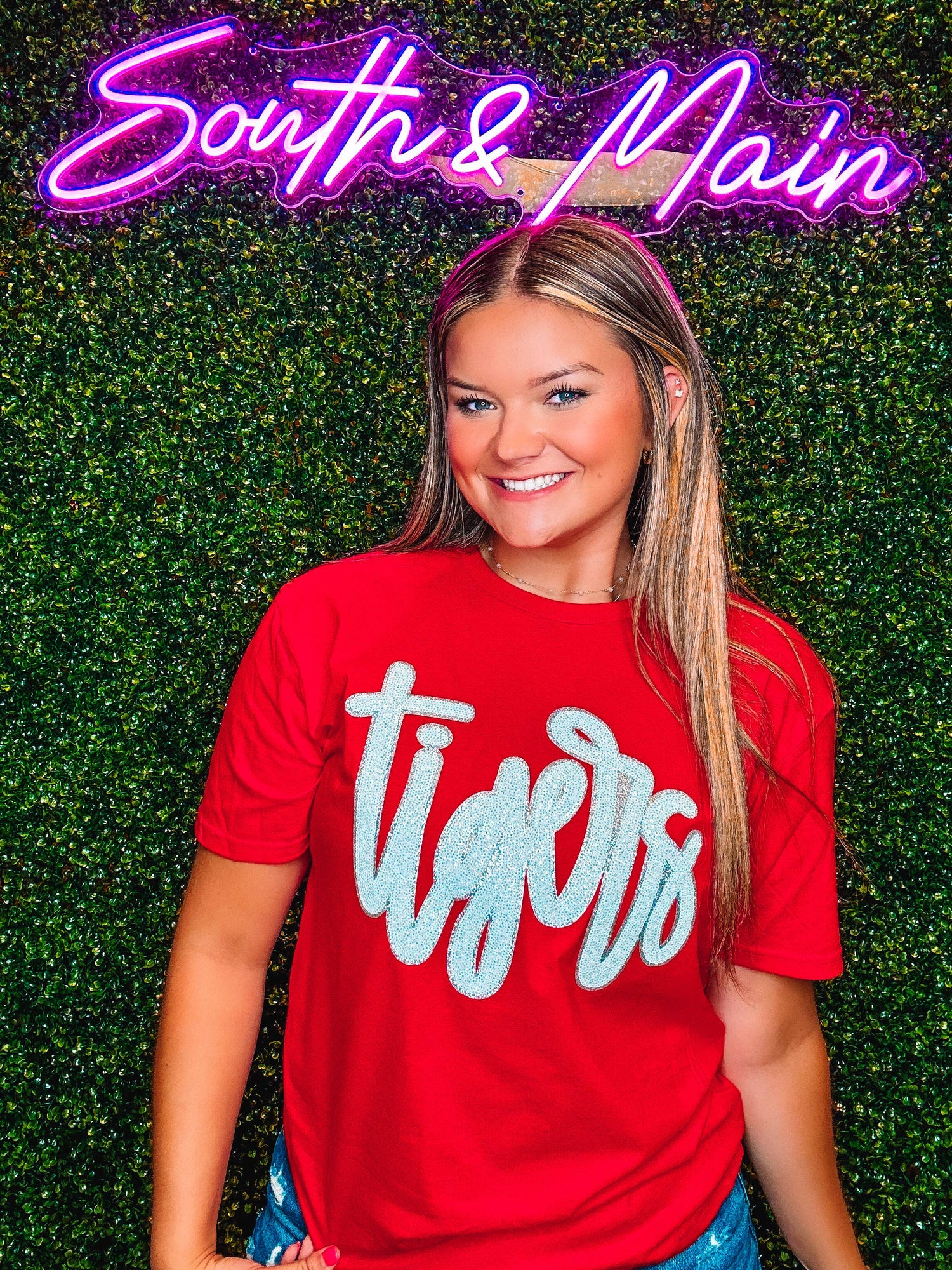 Tigers Sequin Tee