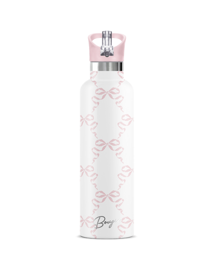 COQUETTE bow ribbon 25 oz Insulated Water Bottle My Bougie Bottle