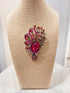 Vintage Pink Statement Brooch Terry K