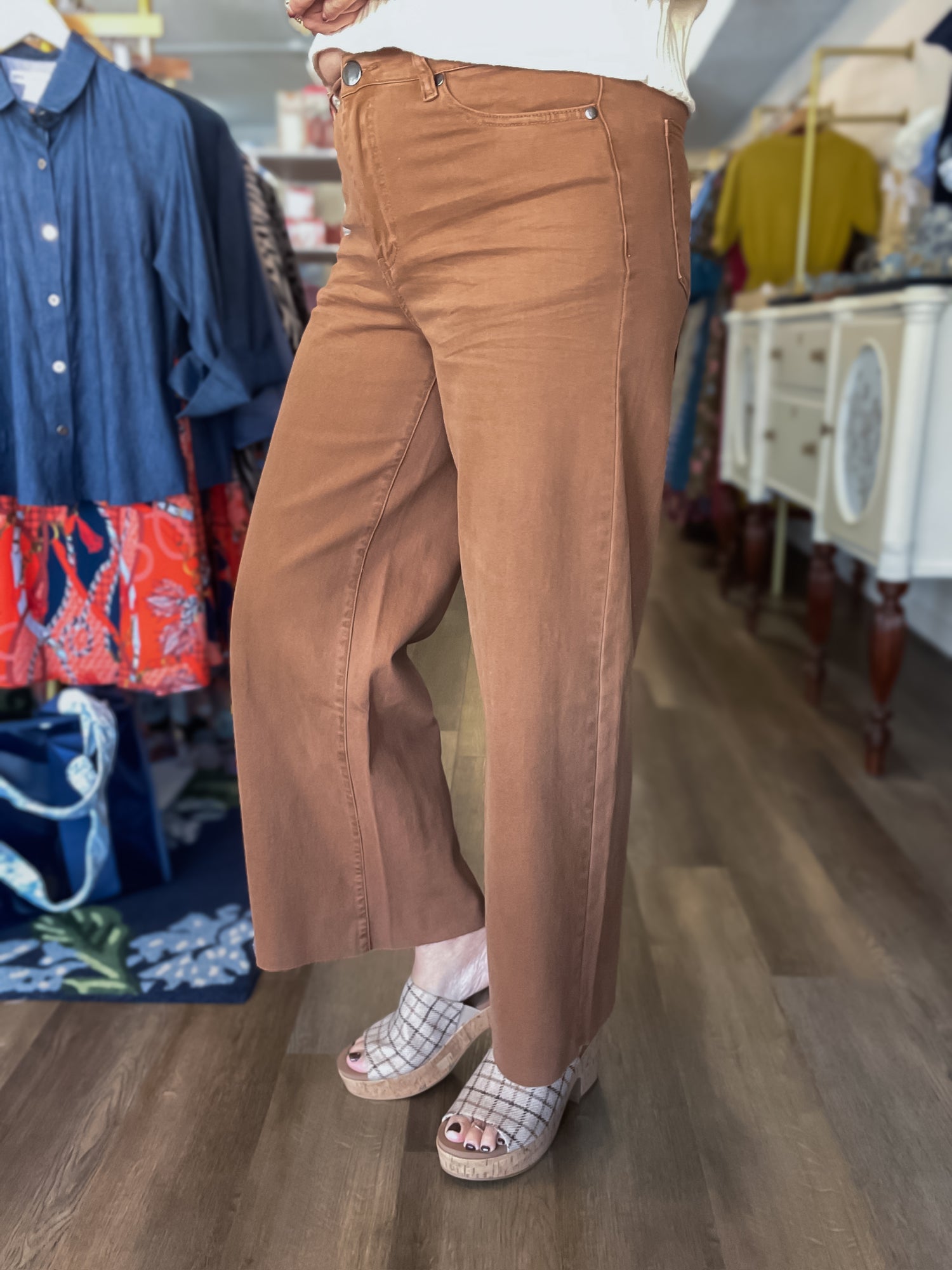 The Hampton Twill Pants – Coffee Easel
