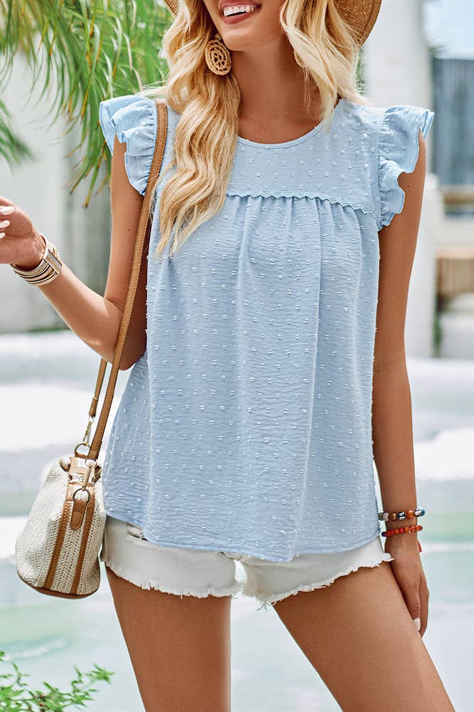 Felicia Flutter Sleeve Top