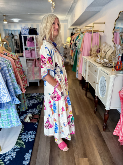Vanity Blooms Dress Umgee