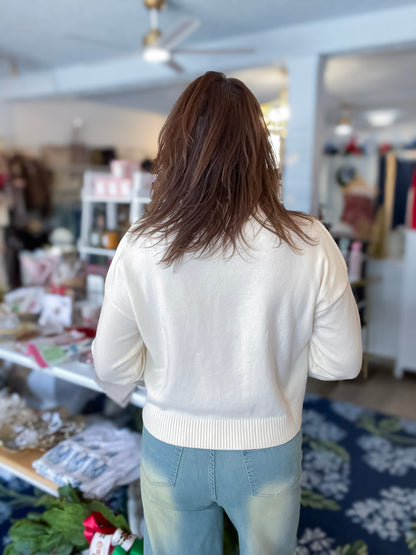 Soft Serenity Collared Knit Threads of Grace