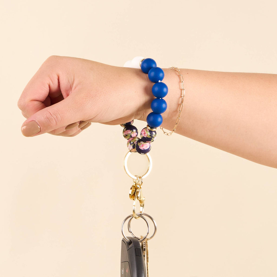 Notes of Navy Wristlet