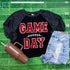 Red Game Day with Silicon Laces Tee