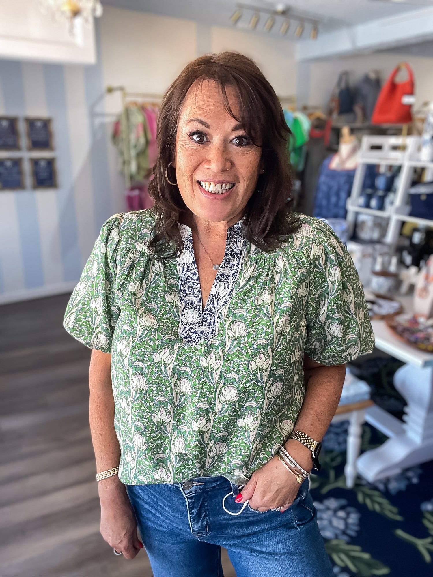 Secret Garden Blouse Current Air