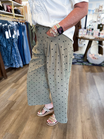 Spotted Comfort Pants Jodifl