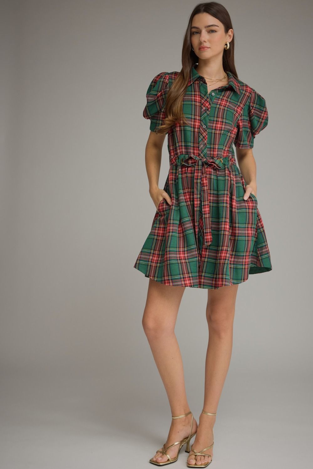 The Hollybrook Plaid Dress Entro
