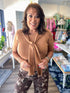 Uptown Chic Top - Camel Entro