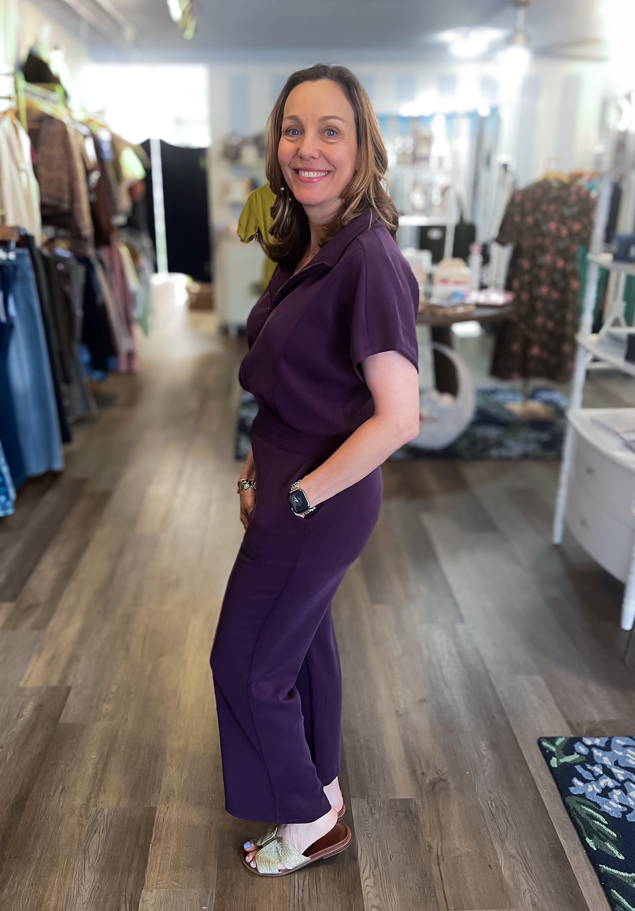 Plum Street Jumpsuit Yelete