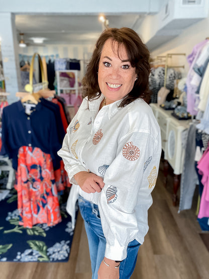 The Seashell Cove Top Blue B