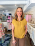 The Avery Top - Mustard VAVA by Joy Han