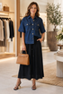 The Gilded Denim Jacket VAVA by Joy Han