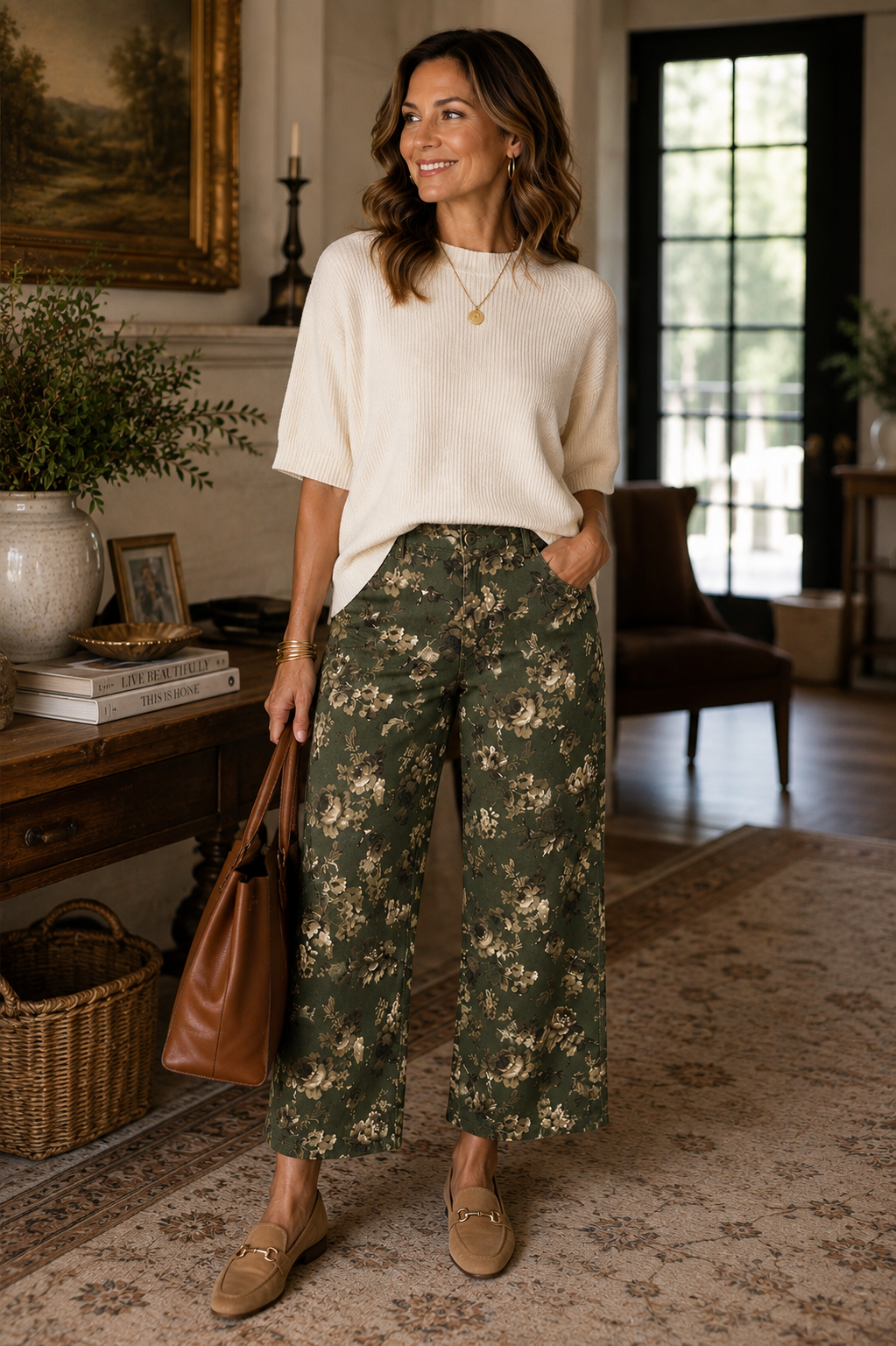 The Marlowe Pants Olive Umgee
