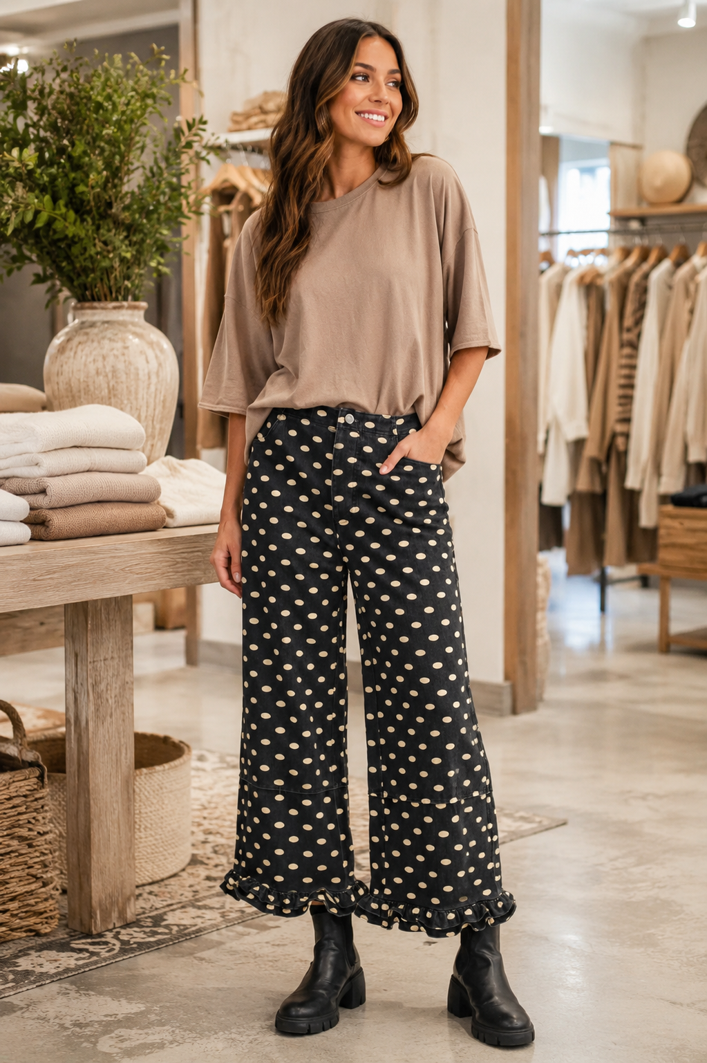 Dot the Line Pants Jodifl