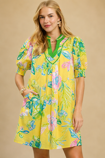 Lemon Blossom Dress Umgee