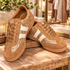 Heads Up Sneaker – Chestnut Glitter Corkys