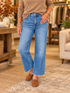 Hemline Muse Jean - Medium Wash Risen