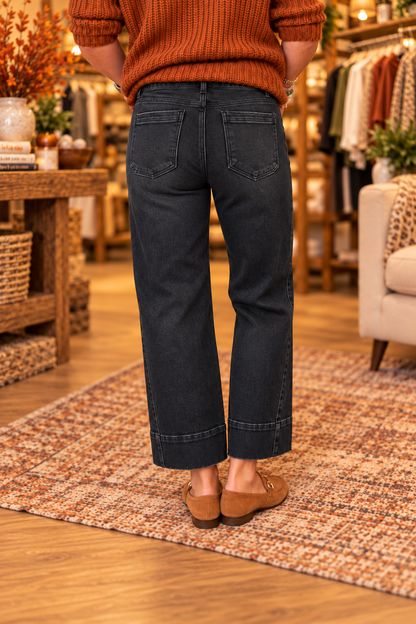 Prescott Pintuck Jeans Risen
