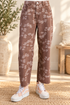 Mocha Meadow Barrel Jeans Easel