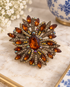 Amber Radiance Brooch Terry K