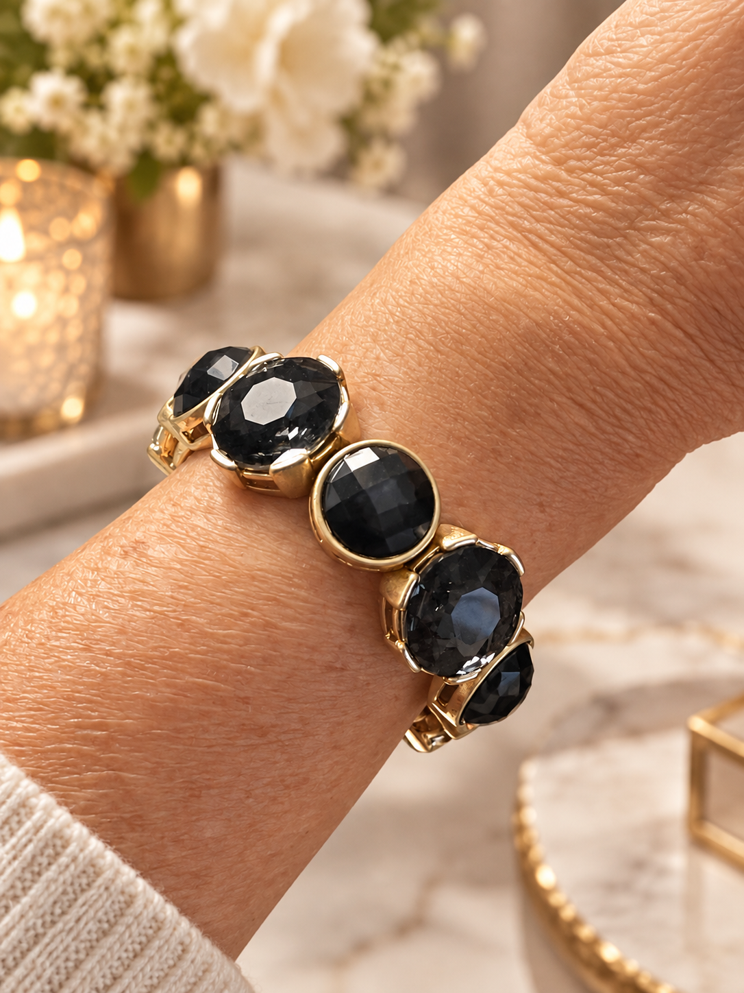 Midnight Glow Gemstone Bracelet SW Trading