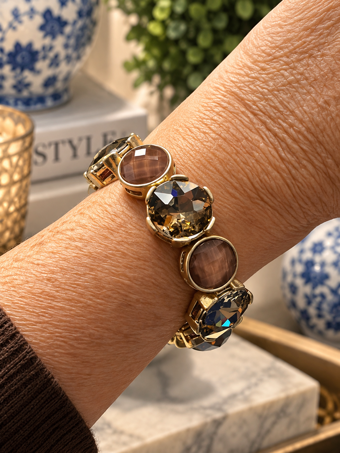 Smoky Quartz Glow Bracelet SW Trading