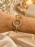 Pavé Circle Link Bracelet Silver and Accessories