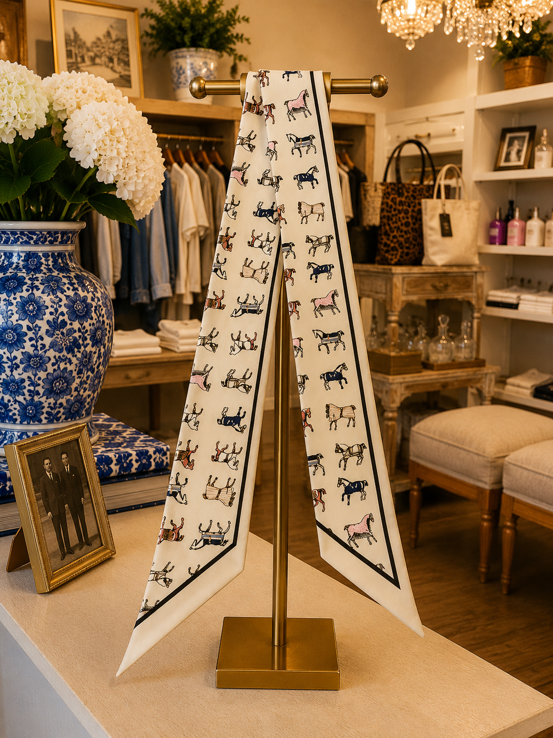 The Paddock Scarf Camel Threads