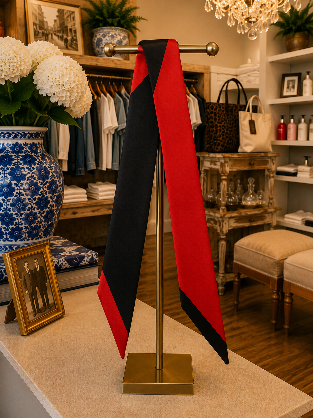 The Victory Twilly — Red &amp; Black Camel Threads