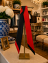The Victory Twilly — Red & Black Camel Threads